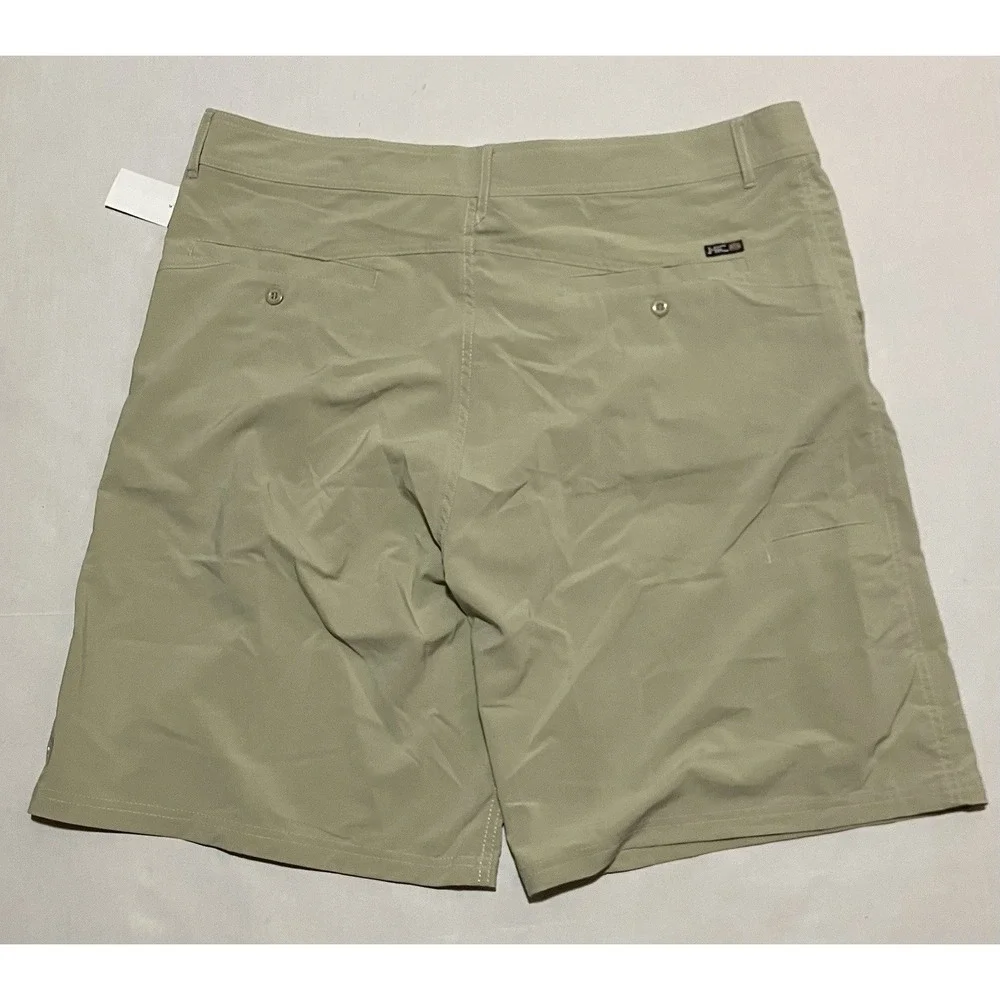 NWT Hawaiian Island Creations HIC Chiba Shorts Size 40 X 10‎ Stone Light Olive